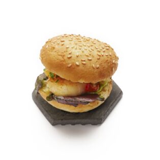 Mini burgeris su krevetėmis / 1 vnt.